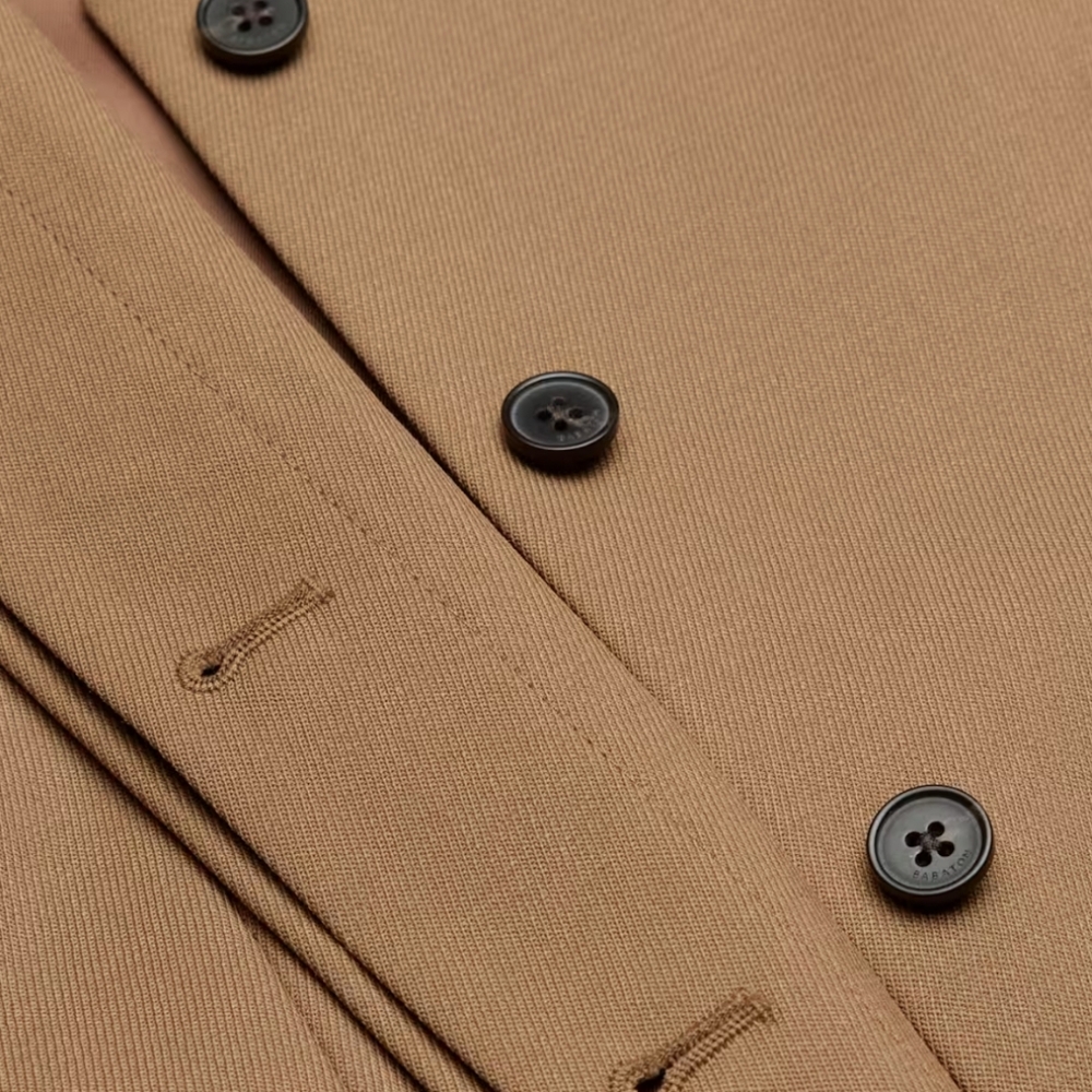 Artizia | Babaton Wool Twill Button-up Evaluate Vest - Size 8 - Picture 5 of 11